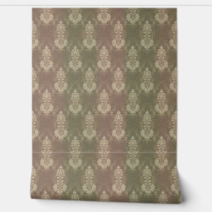 Modern vintage style  floral pattern 2 wallpaper