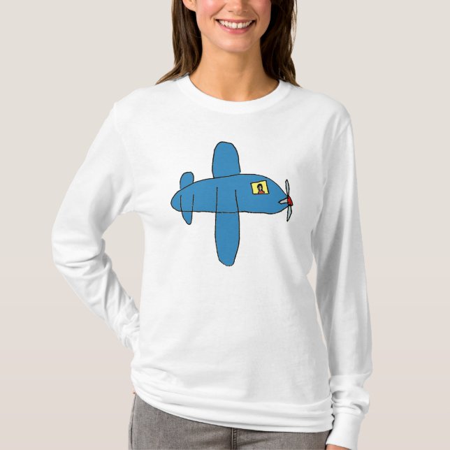 Modern Vintage Technical Pager Graphic T-Shirt (Front)