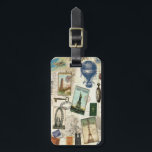 modern vintage travel luggage tag<br><div class="desc">modern vintage travel luggage tag</div>