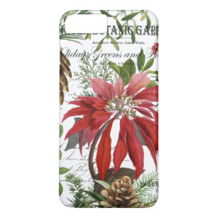 Modern vintage winter garden floral Case-Mate iPhone case