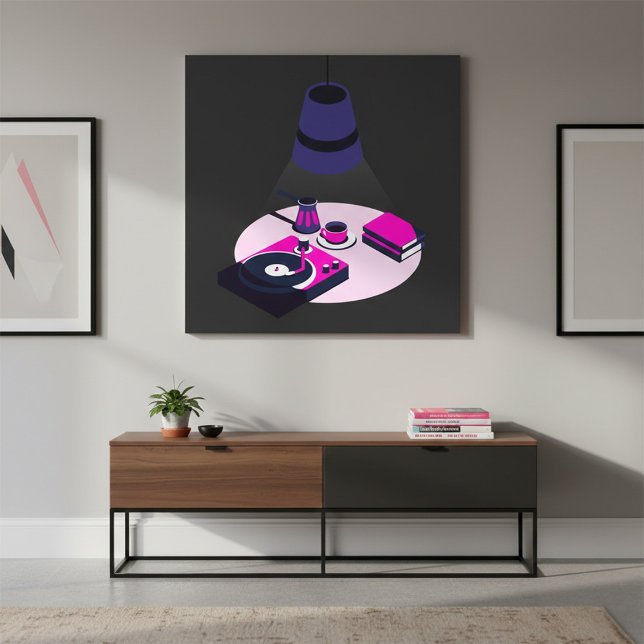 Modern Vinyl Coffee Poster  (Creator Uploaded)