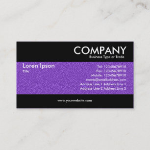 Modern - Violet Embossed Texture Business Card