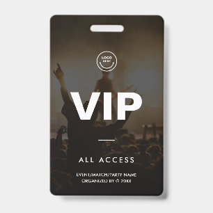 Modern VIP All Access Event Concert Match Party Badge