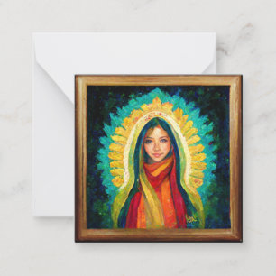 Modern Virgin of Guadalupe Card