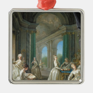 Modern Virgins, 1728 Metal Ornament