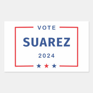 Modern Vote Francis Suarez 2024 Stars Box Sticker