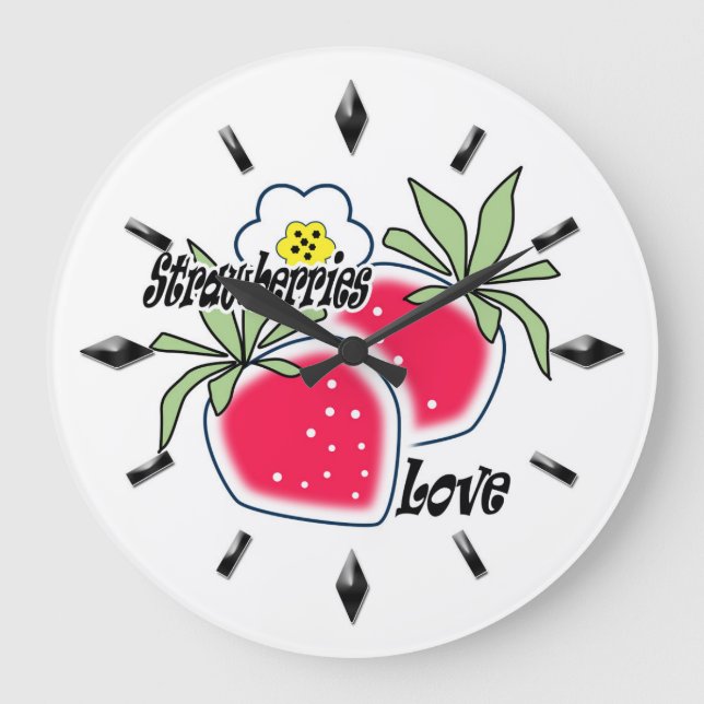 Modern wall clock design . (Front)