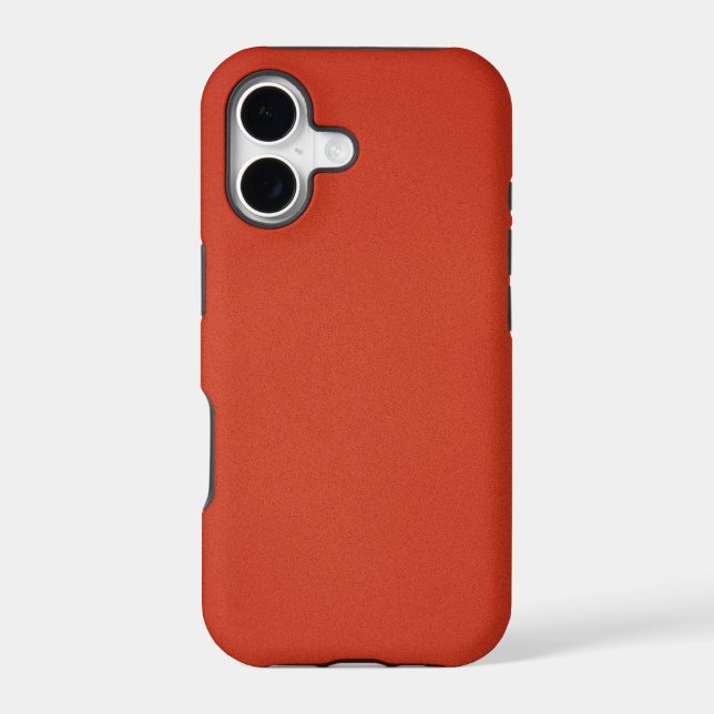 Modern Warm Red Grainy Texture (Back)