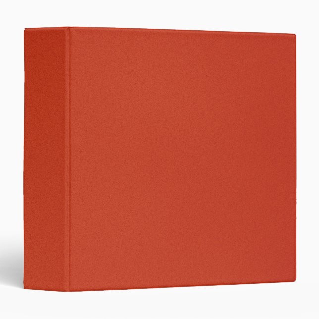 Modern Warm Red Grainy Texture Binder (Front/Spine)