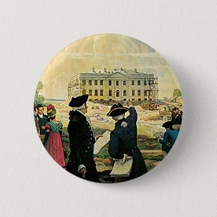Modern Washington 2 Inch Round Button