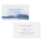Modern Watercolor | Blue Business Card