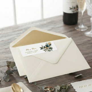 Modern Watercolor Botanical Eucalyptus Gold Greene