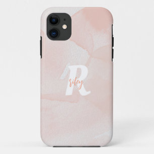 Modern Watercolor Custom Name I phone case