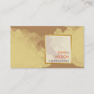 Modern Watercolor Elegant Artist Professional Business Card