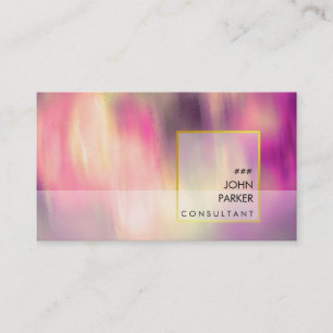 Modern Watercolor Elegant Artist Professional Business Card