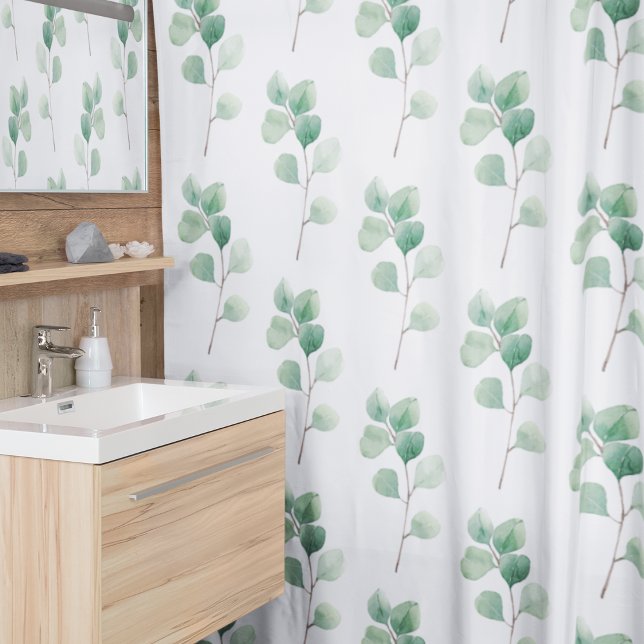 Modern Watercolor Eucalyptus Green Pattern (Creator Uploaded)