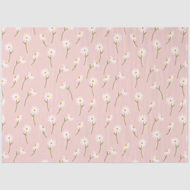 Modern Watercolor Floral Botanical Flowers     Tissue Paper (Front)