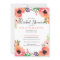 MODERN WATERCOLOR FLORAL bridal shower invitation