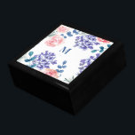 Modern Watercolor Floral Custom Monogram  Gift Box<br><div class="desc">Elevate your gift-giving with the Modern Watercolor Floral Custom Monogram Gift Box, a perfect blend of functionality and artistry. This charming box is an invitation to offer a present that speaks volumes about thoughtfulness and style. Adorned with a medley of meticulously handpainted watercolor flowers, the design exudes the whimsical allure...</div>