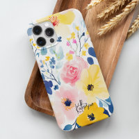 Modern Watercolor Floral Pattern