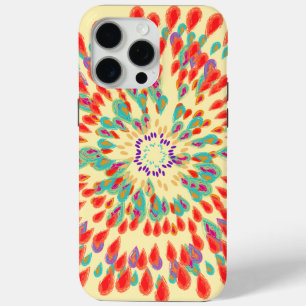 Modern Watercolor Floral Pattern iPhone 15 Pro Max Case
