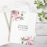 Modern Watercolor Floral Personalized Name Planner<br><div class="desc">Create your own personalized planner with name and watercolor floral design</div>