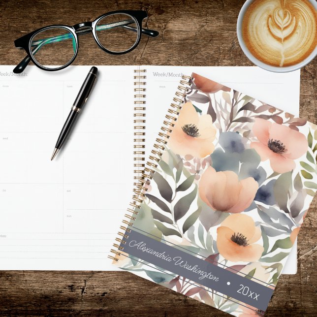 Modern Watercolor Floral Planner (Creator Uploaded)
