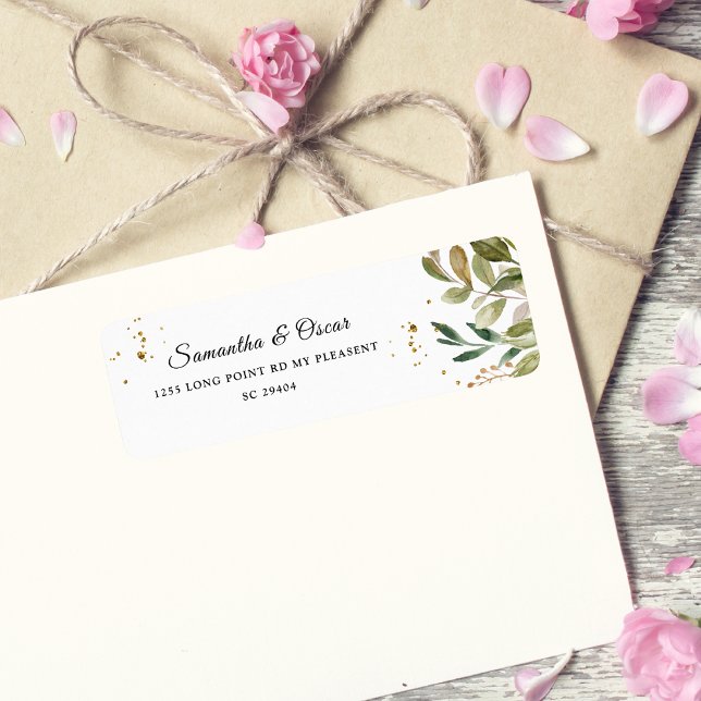 Modern Watercolor Greenery Leaf Frame (Creator Uploaded)