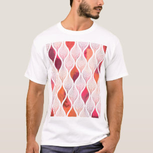 Modern watercolor leafs, seamless pattern. T-Shirt