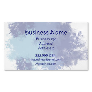 Modern Watercolor Minimal Modern Simple Business C Magnetic Business Card