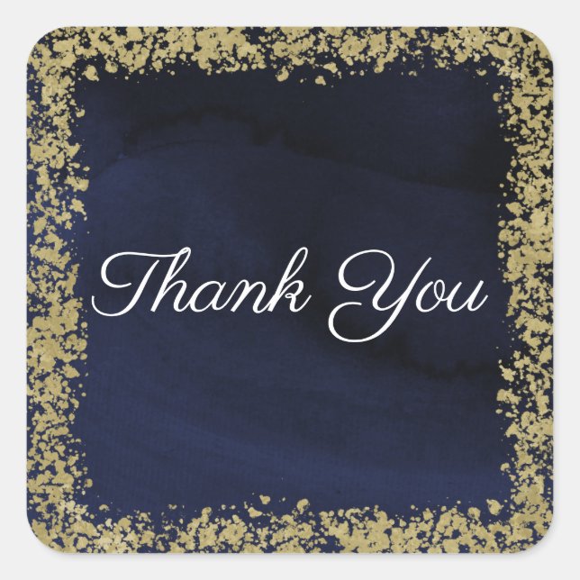 Modern Watercolor Moody Maroon & Gold Wedding Square Sticker (Front)