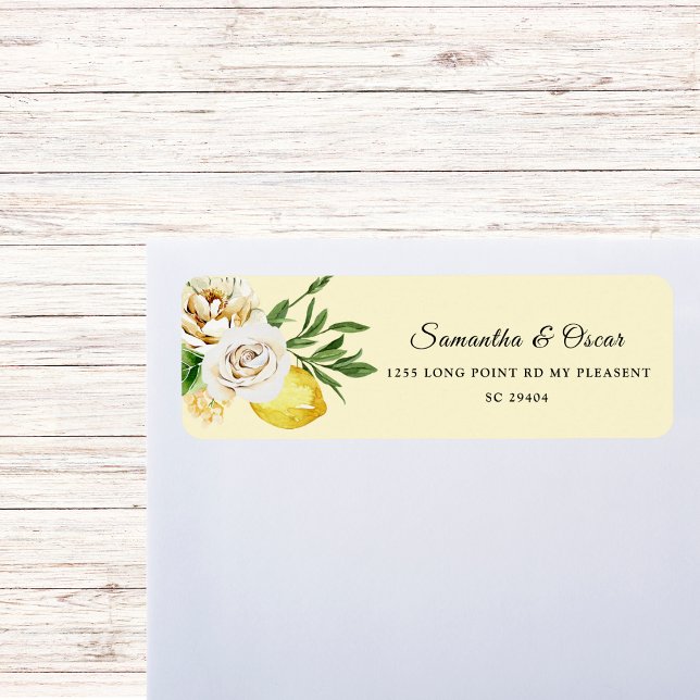 Modern Watercolor Pastel Yellow Lemons & Leaf  (Creator Uploaded)