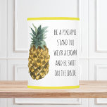 Modern Watercolor Pineapple & Positive Funny Quote Lamp Shade<br><div class="desc">Modern Watercolor Pineapple & Positive Funny Quote</div>