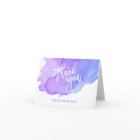 Modern Watercolor Purple Lavender | TEXT