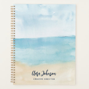 Modern Watercolor Script Custom 2025 Planner