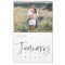 Modern watercolor script multi photo calendar