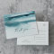 Modern Watercolor | Teal Thank You Postcard