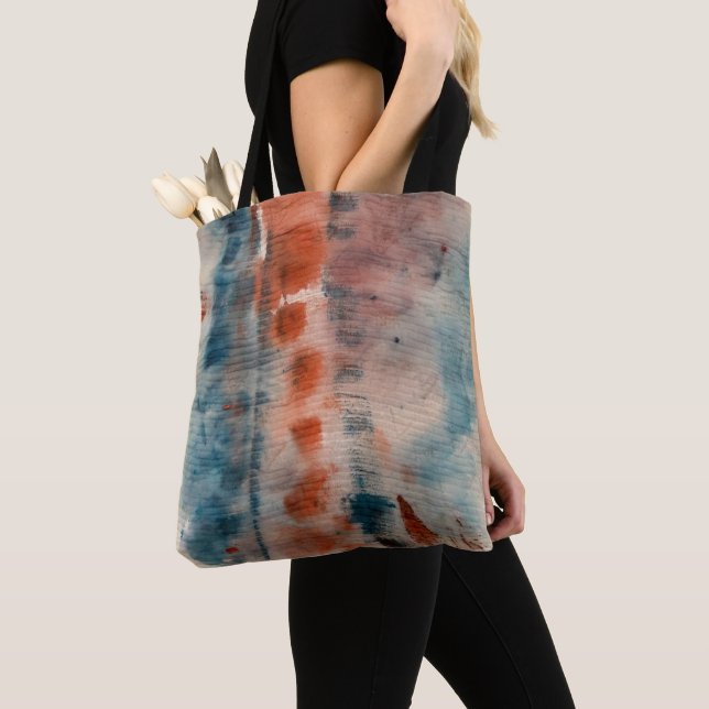 Modern Watercolor Tote Bag (Close Up)