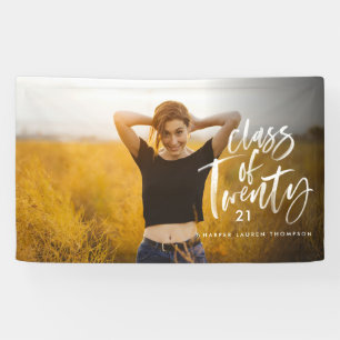 modern watercolor typography graduate photo coffee banner
