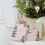 Modern Watercolor Winter Pine Green Tree Christmas Wrapping Paper<br><div class="desc">Modern Watercolor Winter Pine Green Tree Christmas</div>