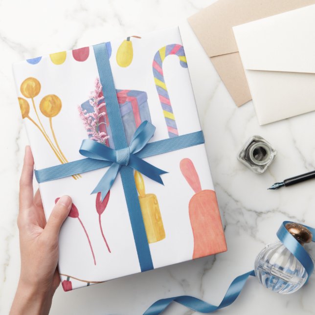 Modern Watercolor  Wrapping Paper (Gifting)