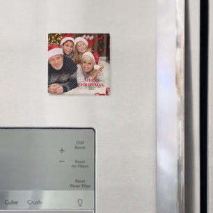 Modern Watercolour Christmas Magnet