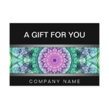 Modern Waterlily mandala gift certificate