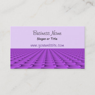 Modern Waves of Purple Design Business Card