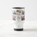 Modern WE LOVE YOU DAD Square Photo Collage Travel Mug<br><div class="desc">Modern,  personalized Instagram photo collage travel mug for the best dad ever saying "WE LOVE YOU DAD" and your custom names and year. Perfect gift for Father's day or an awesome holiday / birthday gift. He'll love carrying his favourite people around wherever he goes!</div>