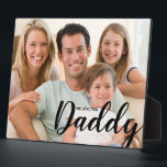 Modern WE Love You Daddy Custom Photo Plaque<br><div class="desc">Introducing our "WE Love You Daddy" Custom Photo plaque design, a heartfelt and personalized way to celebrate the love and bond between a father and his family. This design features beautiful and modern typography that showcases the words "WE Love You Daddy, " expressing the affection and appreciation for dad. What...</div>