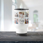 Modern WE LOVE YOU DADDY Square Photo Collage Travel Mug<br><div class="desc">Modern,  personalized Instagram photo collage travel mug for the best dad ever saying "WE LOVE YOU DADDY" and your custom names and year. Perfect gift for Father's day or an awesome holiday / birthday gift. He'll love carrying his favourite people around wherever he goes!</div>