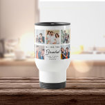 Modern WE LOVE YOU GRANDAD Square Photo Collage Travel Mug<br><div class="desc">Modern,  personalized Instagram photo collage travel mug for the best grandad ever saying "WE LOVE YOU GRANDAD" and your custom names and year. Perfect gift for Father's day or an awesome holiday / birthday gift. He'll love carrying his favourite people around wherever he goes!</div>