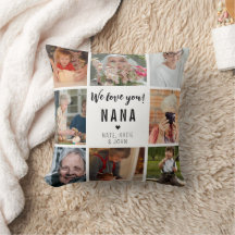 Modern We love you Nana 8 Photo Collage