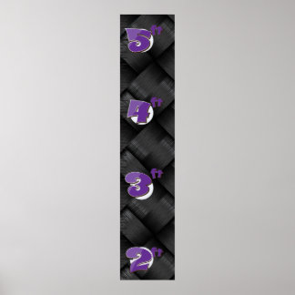Modern Weave Texture Poster